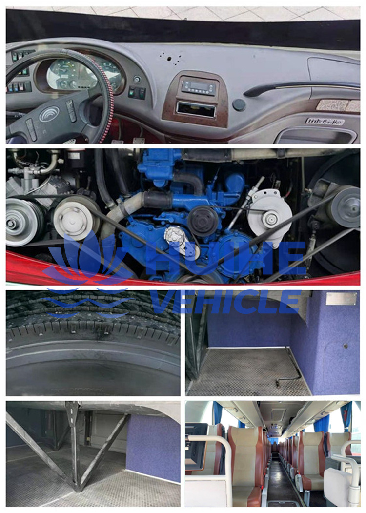 Low Price Used Tour Bus 55 Seats Bus with Air Condition