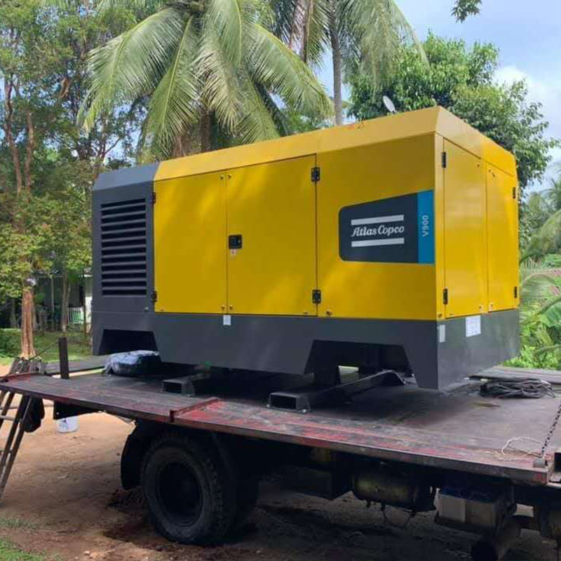 Factory Price Portable Diesel Engine Driven Air Compressor