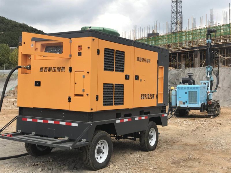 rain-proof wild work diesel air compressor BLDC compressor