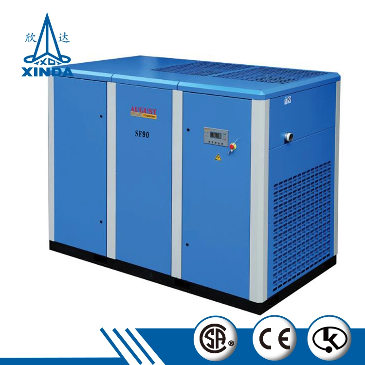 August Stationary Air Cooled Screw Compressor From Chinese Supplier