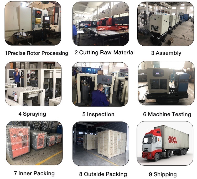 Mikovs Compressor Pm Motor VSD Variable Speed Screw Air Compressor