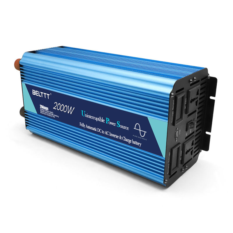 2000W DC AC Hybrid Power Inverter with Battery Charger for Welder, Aircon, Car