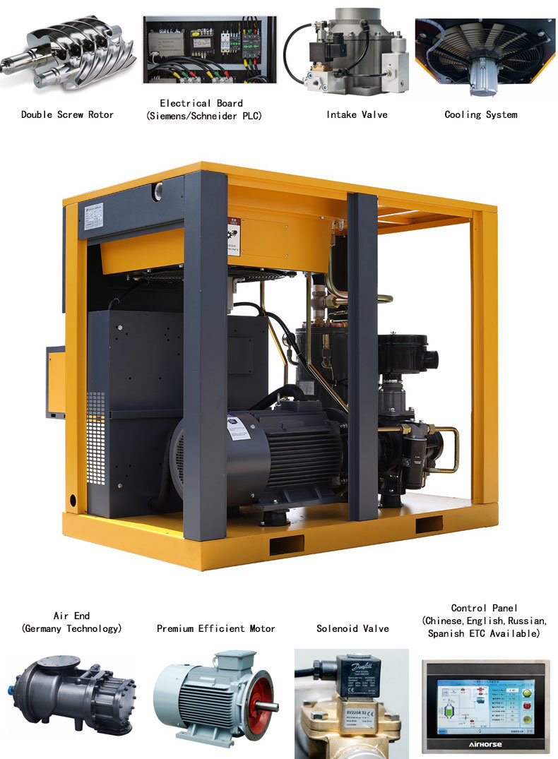 Manufacturers Motor Drive Quality Assurance Screw Air Compressor