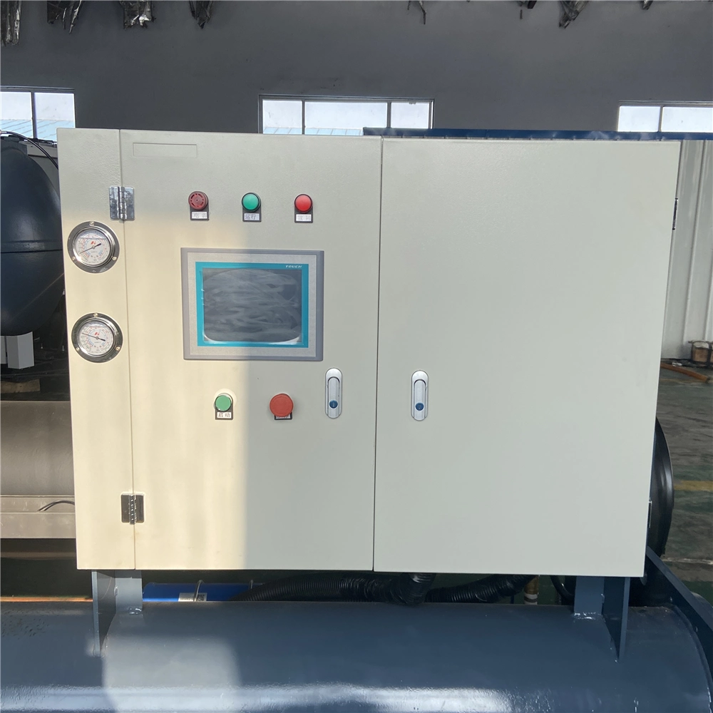 China R407c / R404A / R134A Hanbell Compressor / 100HP Water Cooled Cased Industrial Water Chiller / Factory