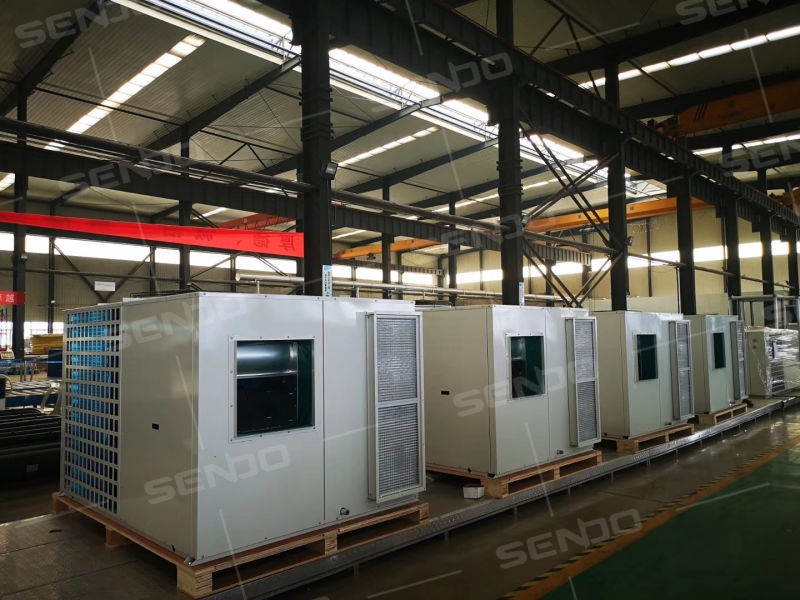 R410A Industrial Dx Type Rooftop Packaged Units Air Conditioner with Danfoss Compressor