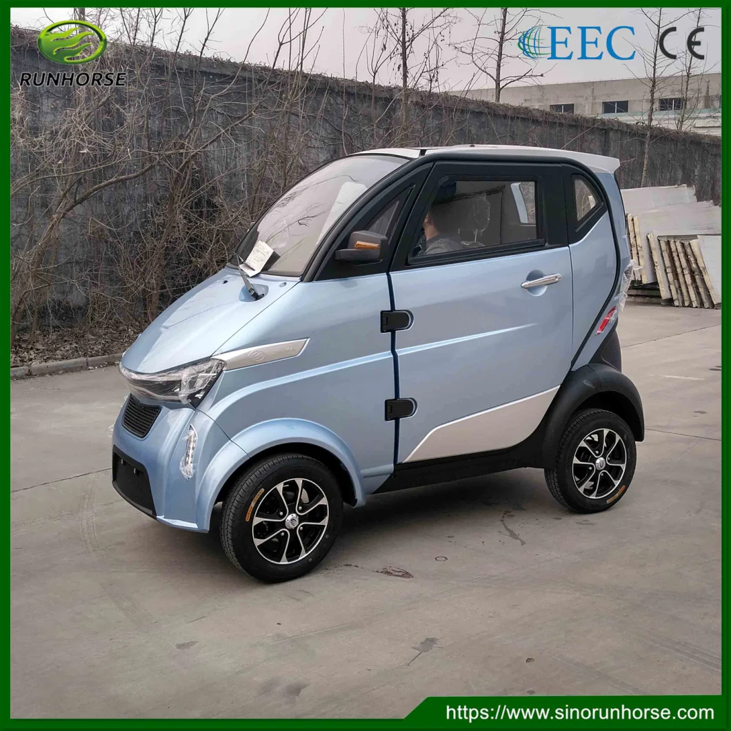 100km Mileage CKD Parts Electric Car with Air Conditioner