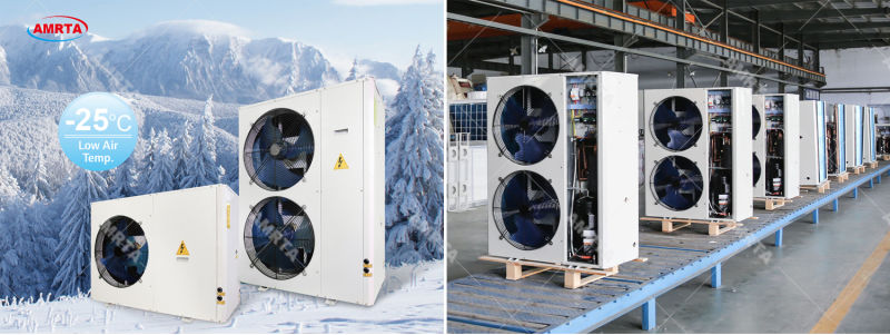Evi Scroll Compressor Air Source Heatpump Air to Water Evi Heat Pump