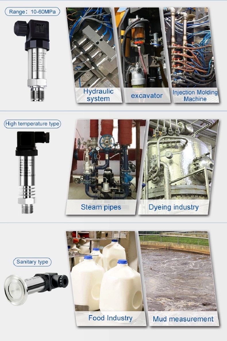 Hydraulic Water Air Compressor Pressure Sensor 12V DC
