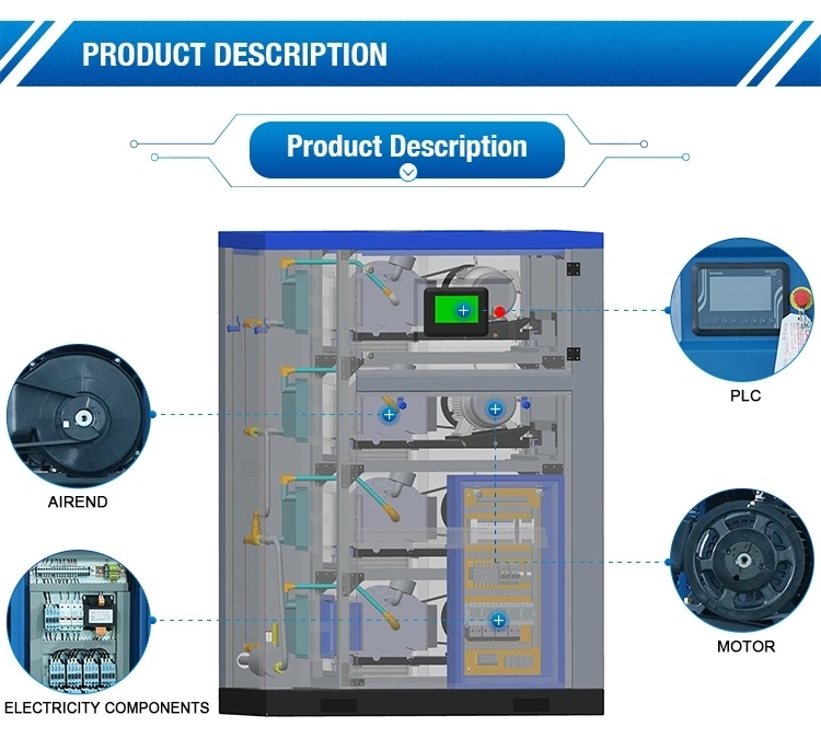 Made in China SCR20xa Oil-Free Scroll Air Compressor for Textile