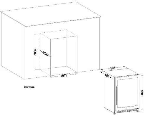 Usf-54bc OEM Compressor Fan Cooling Beverage Cooler