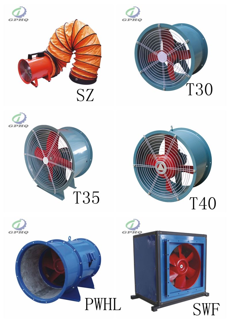 Industrial Axial Electric Blower for Ventilation Exhaust