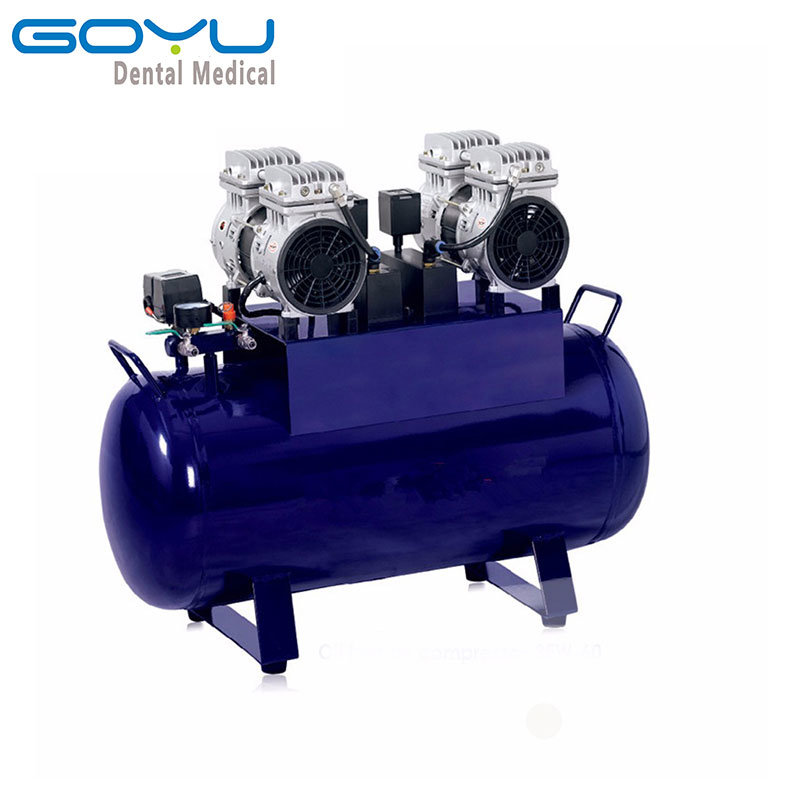 Hot Sale Portable Dental 24L/60L/90L Silent Oil-Free Electric Air Compressor Uranus Air-2s