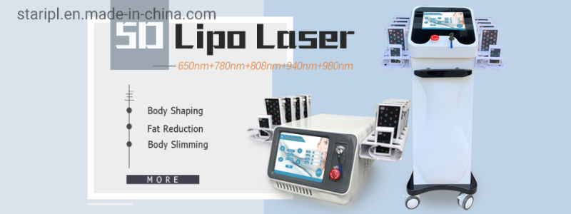 Most Powerful 5D Lipolaser Light Weight Loss Body Slimming Fat Cell Reduction Machine