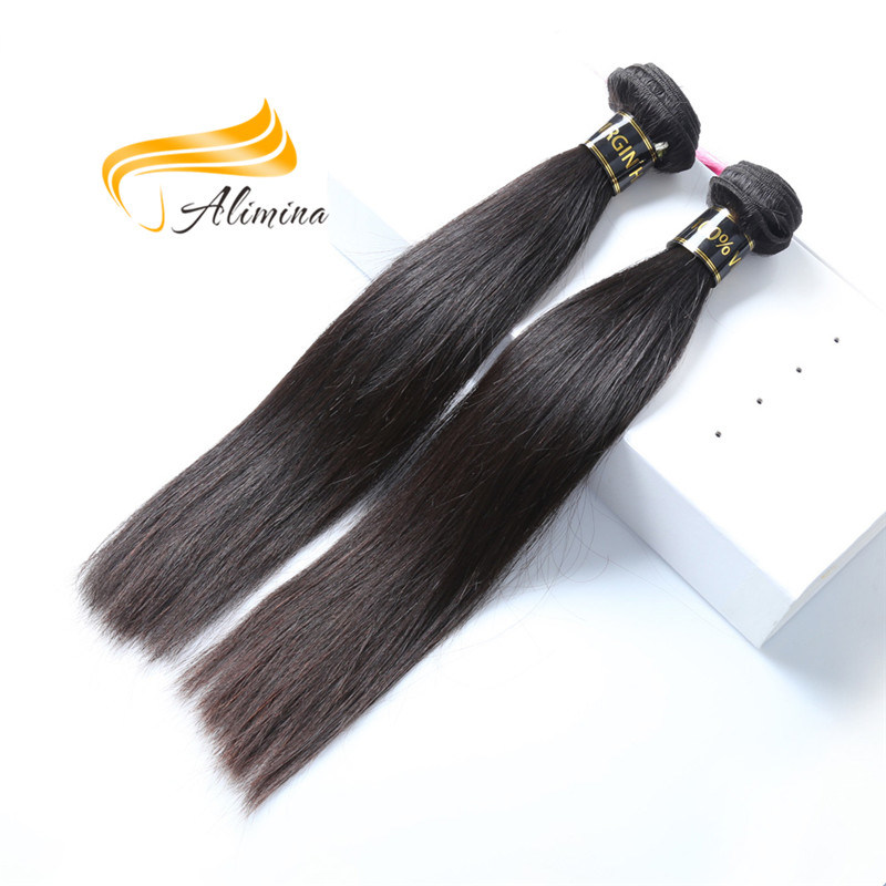 Natural Straight Hair Wefts High Quality Virgin Remy Brazilian Hair
