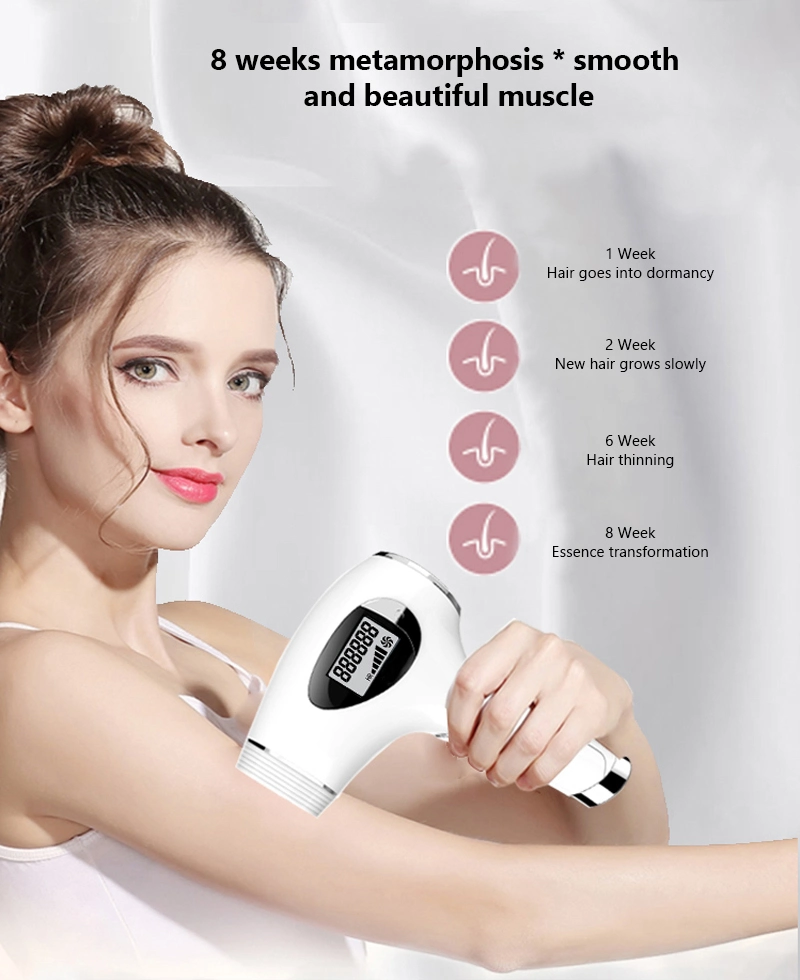 Portable Laser Permanent Removal and Skin Rejuvenation IPL Hair Removal Device