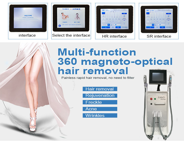 Ce Approved IPL Depilation Opt Shr Laser Permanent Hair Removal Beauty Equipment