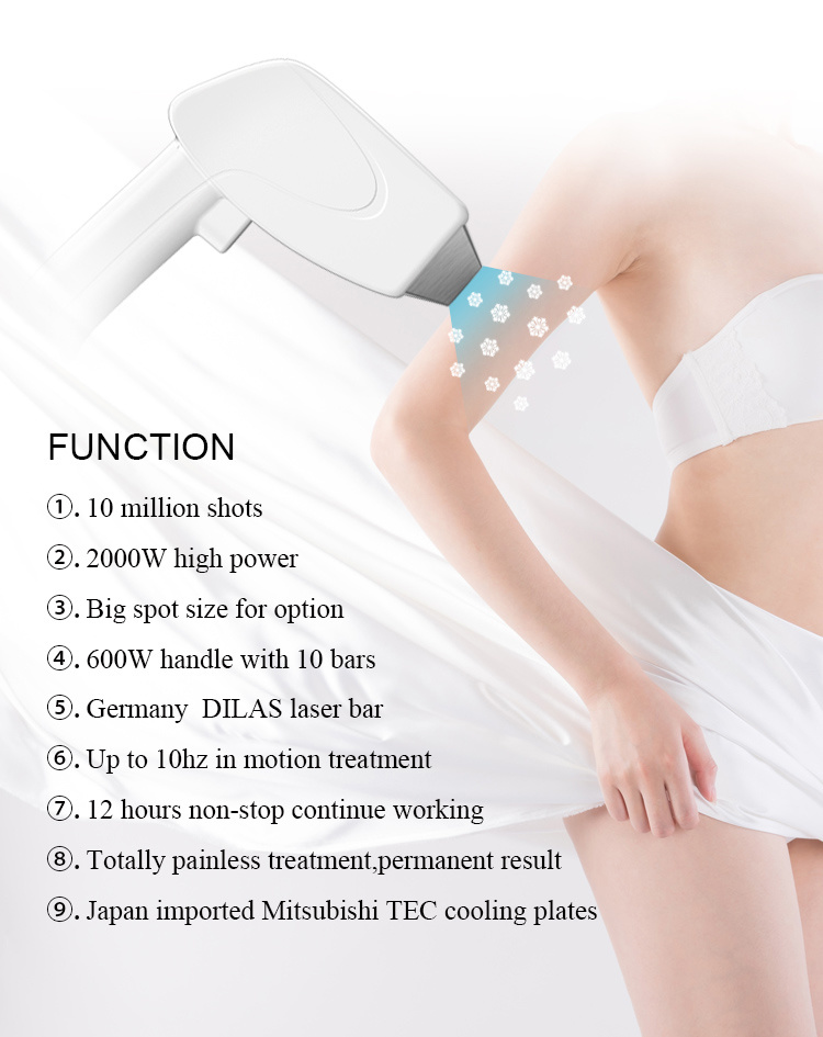 Wholesale 808nm Diode Laser Hair Removal Machine Diodo Epilator Equipo