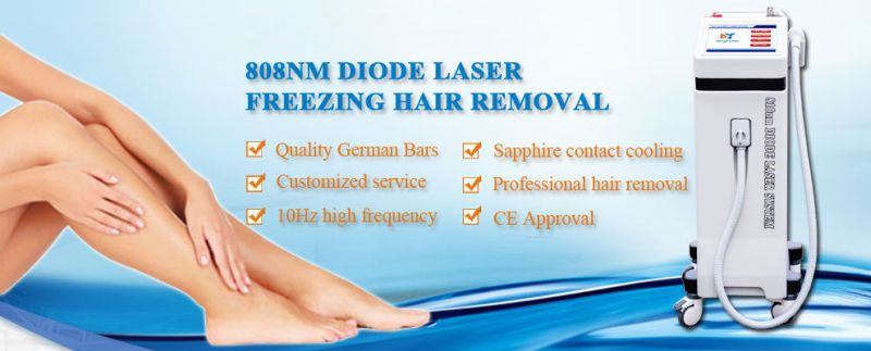 500W Large Spot Size 10 Bars Diode Laser Hair Removal Machine 808nm