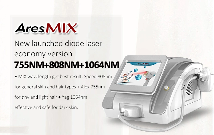 Super Most Effective 808nm Diode Laser Hair Removal Beauty Machine for Permanent Painless Hair Removal