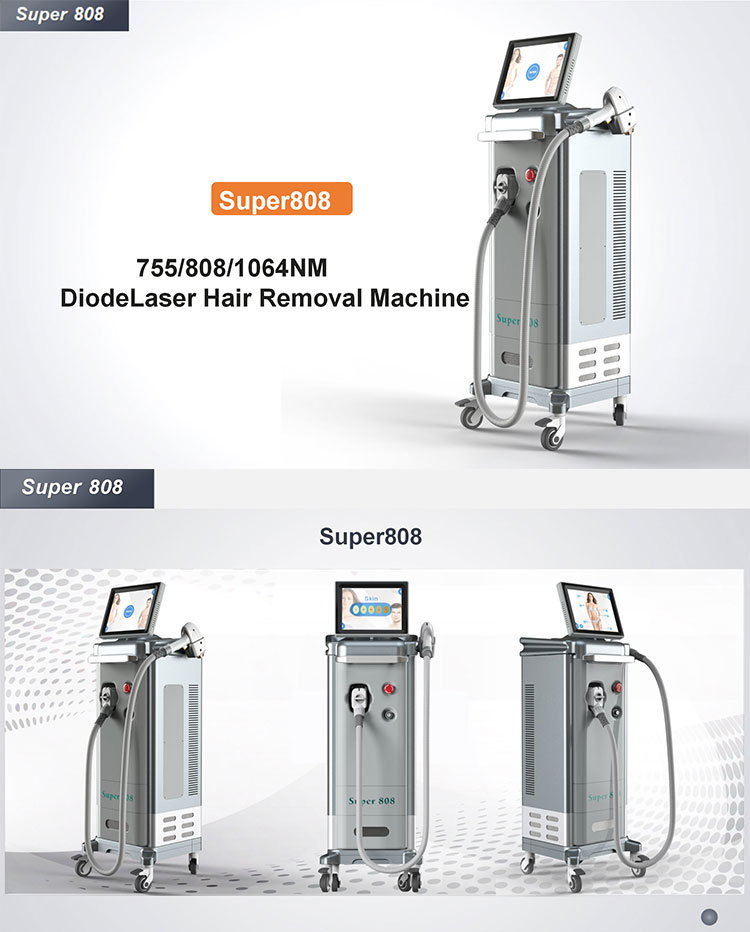 Best Seller 808nm / 810nm Diode Laser Epilator Hair Removal Machine CE Approved