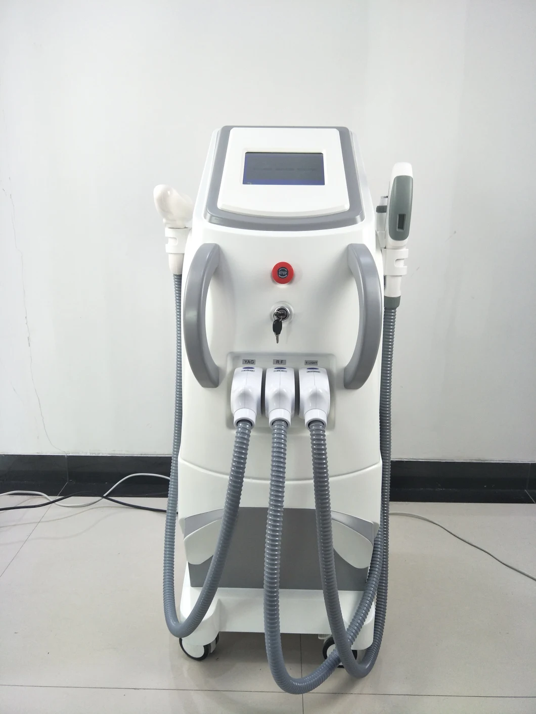 Multifunctional ND YAG Laser Eligh Shr Opt RF Machine for Hair Removal Tattoo Removal Skin Tightening