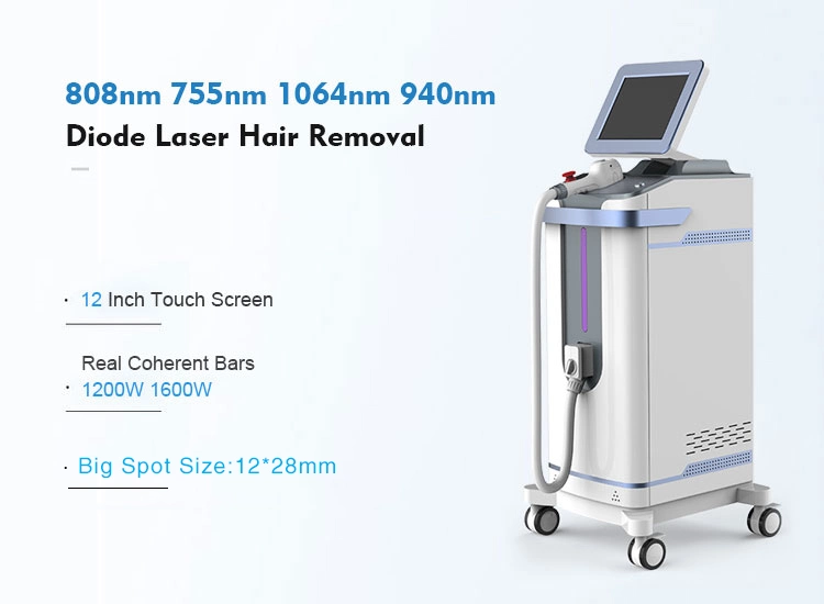 808nm+755nm+1064nm Diode Laser Hair Removal Machine with America Diode Laser