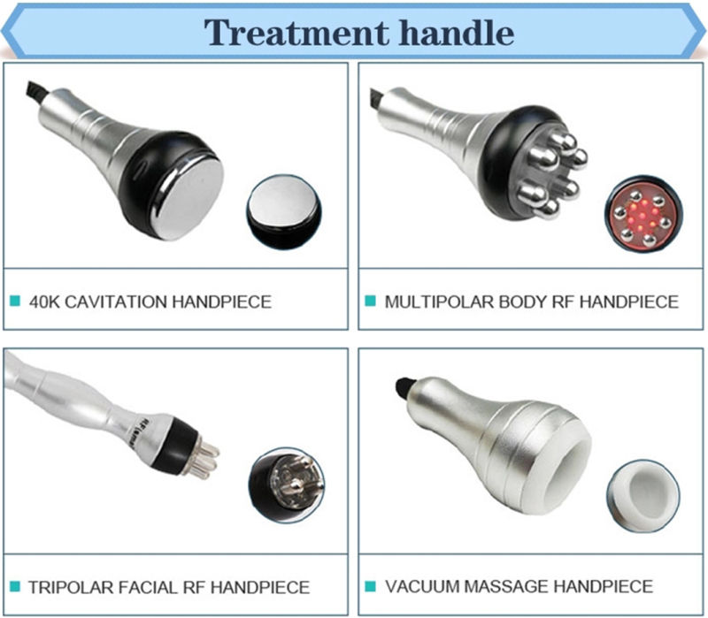 Handheld Ultrasonic Cavitation Handpiece Best Ultrasound Cavitation Machine