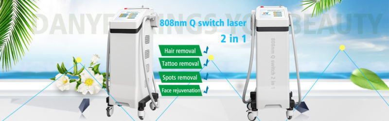 808 Diode Laser Q Switch ND YAG Laser 532 1064 1320 Multifuction Beauty Laser Machine