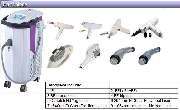 Apolomed 8 in 1 Multifunction Beauty Machine with IPL RF Elight and Laser Beauty Equipment