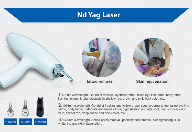 Powerful Opt IPL RF ND YAG Laser Hair Remove Machine