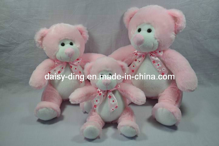 Stuffed Normal Long Hair Teddy Bear with Three Sizes