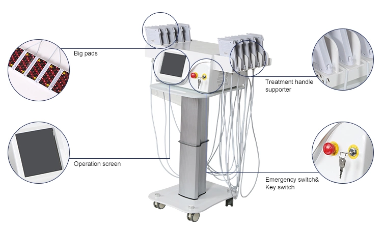 New Products 4D Lipolaser Slimming Machine 635&940nm Mitsubishi Diode Lipo Laser Machine Fat Removal