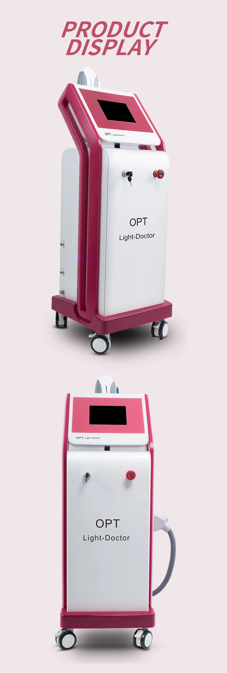 Opt+IPL+Elight+Shr Red Vascular Removal Hair Removal Skin Management Equipment