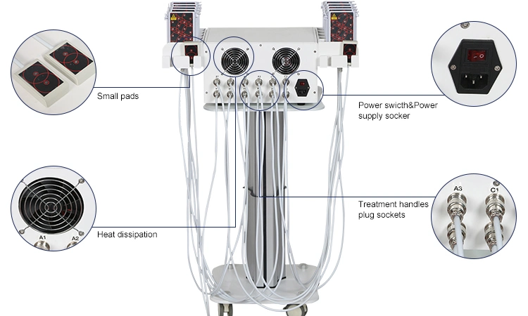 Pz Laser Multifunction Cellulite Removal Cavitation Lipo Laser Fat Reduction Machine