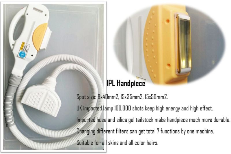 New Portable IPL Shr Hair Removal Machine/IPL RF/IPL Shr Made in China Beauty Machine