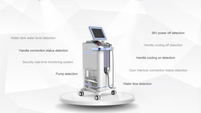 Wavelength 808+755+1064nm Diode Laser Hair Removal 1600W