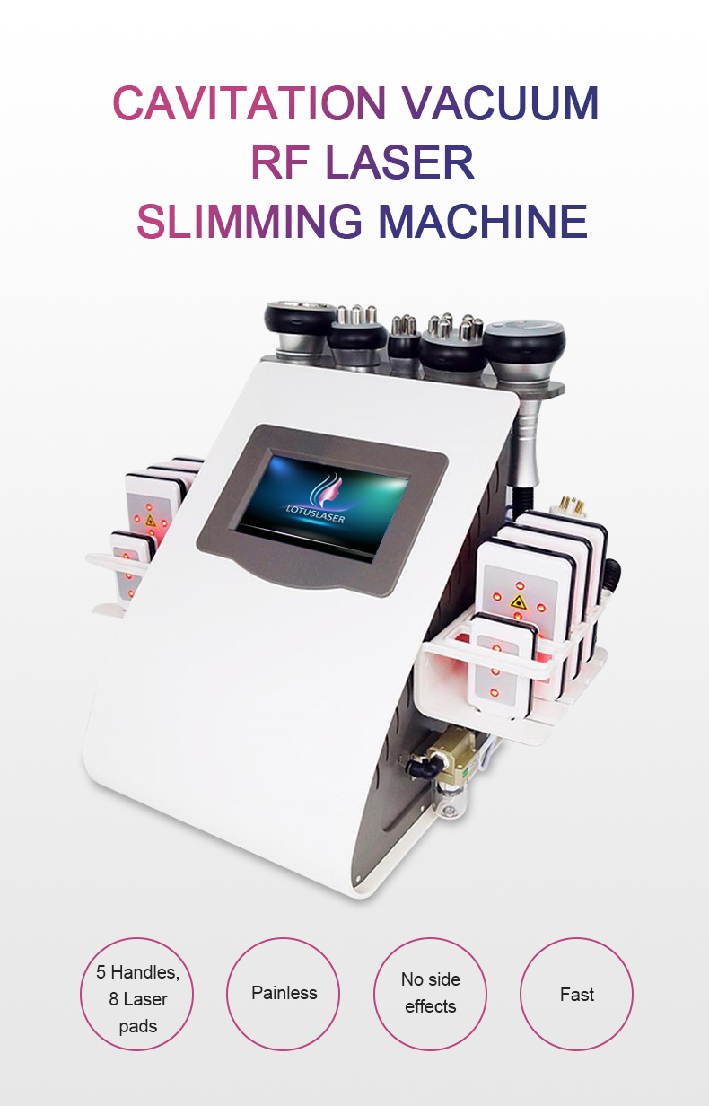 New Arrive Ultrasonic Cavitation Machine 5in1 Slimming Machine for Sale