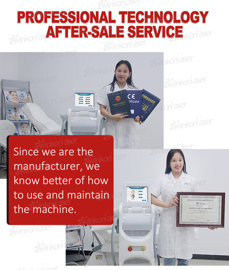 CE Approved ND YAG Laser Machines Wavelength Laser with ND YAG Laser Hair Removal