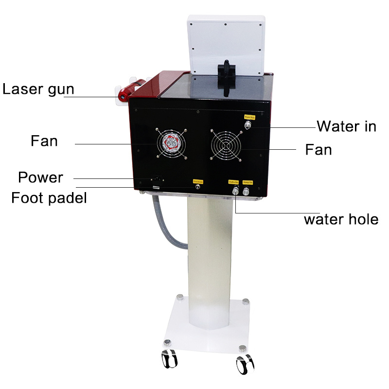 Tattoo Removal Picosecond Laser Machine with 532nm 755nm 1064nm 1320nm