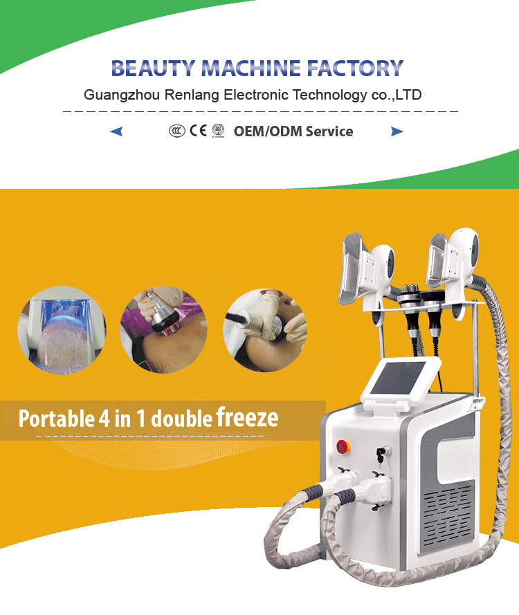 40K Cavitation & 5 MHz Multipolar RF Fat Freeze Slimming Machine