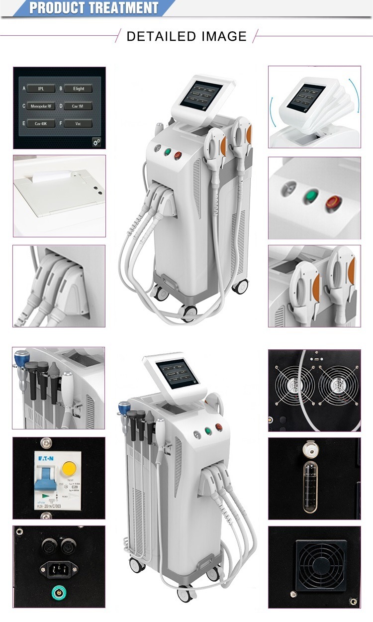 Elight IPL RF Skin Treatment Hair Removal Machine 8 in 1 Multi-Functional Beauty Salon Equipment