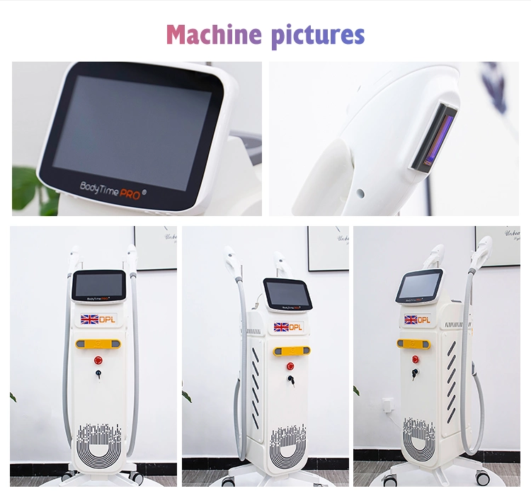 IPL Hair Removal Device 3 Wavelength 755 808 1064nm Hot Sale Clinic Use Vertical Painless