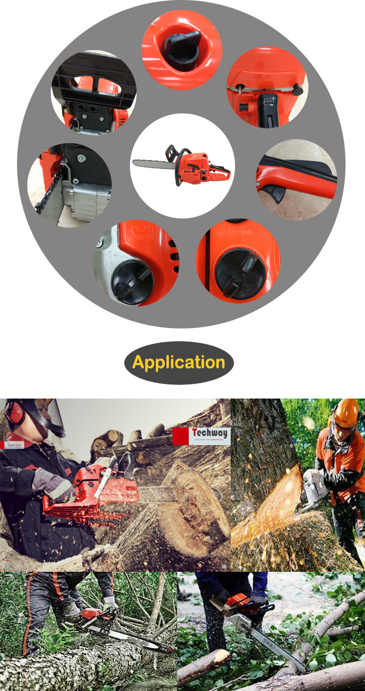 20 Inch Portable Industrial Wood Feller Household High Power 58cc Multifunctional Gasoline Chain Saw