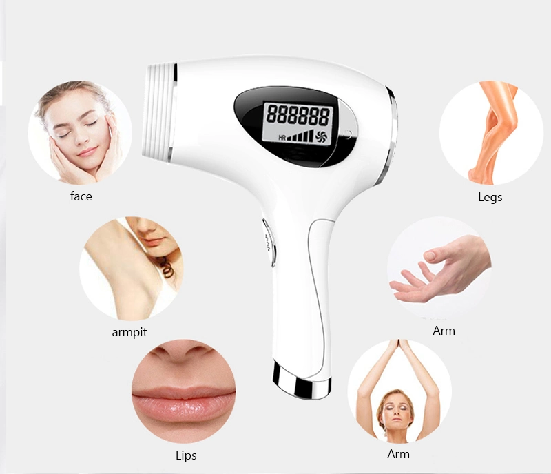 Portable Laser Permanent Removal and Skin Rejuvenation IPL Hair Removal Device