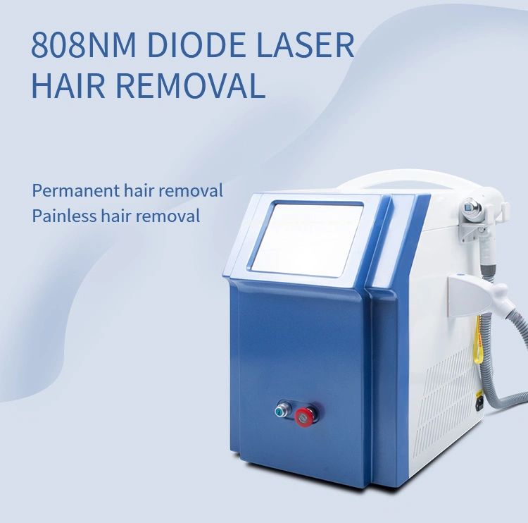Portable High Power 808nm Diode Laser Hair Removal Salon Home Use Beauty Machine