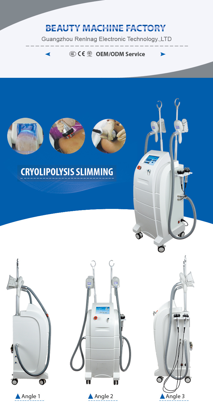 Cryolipolysis Cavitation RF Fat Freezing Body Slimming Machine