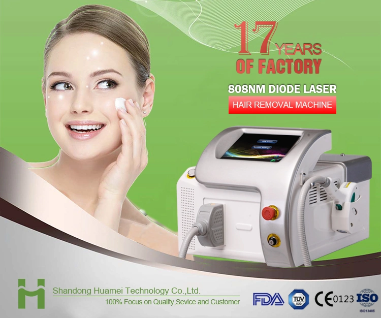 Hair Removal 808nm Laser Machine/ 808nm Diode Laser for Hair Removal with FDA Ce