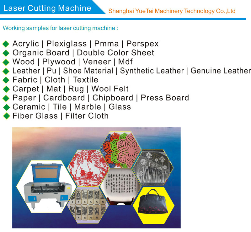 CNC Laser Cutting Machine Price GS1490 100W Laser Cutter with Puri Laser Tube