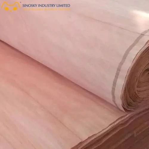 0.3mm Nature Red Wood Veneer/Gurjan Face Veneer Importer India