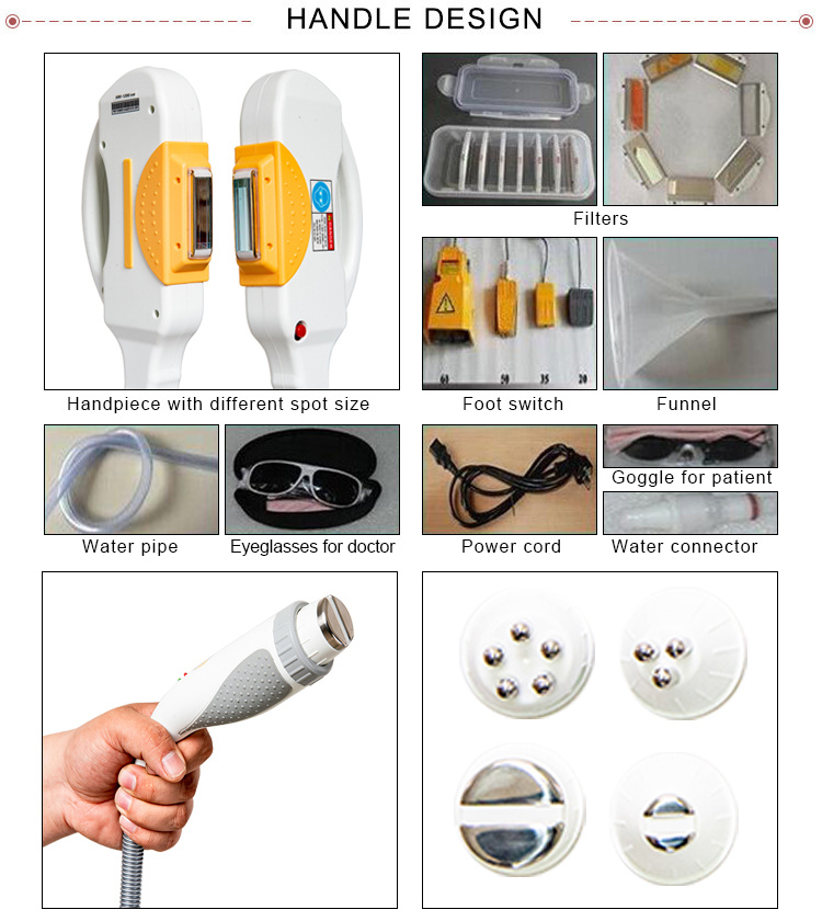 Weifang Huamei Elight IPL Shr RF Multifunction Beauty Machine